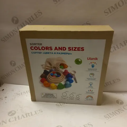 SORTER COLORS AND SIZES 