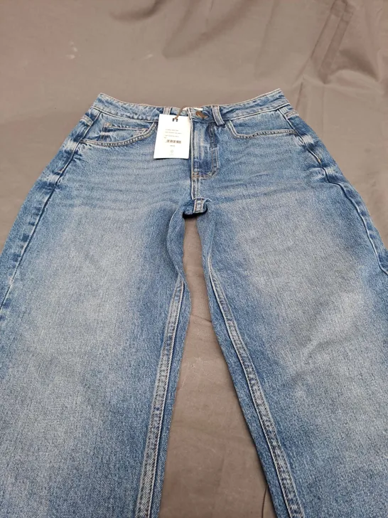 HUSH ALEX STRAIGHT LEG JEANS IN BLUE - SIZE 8S