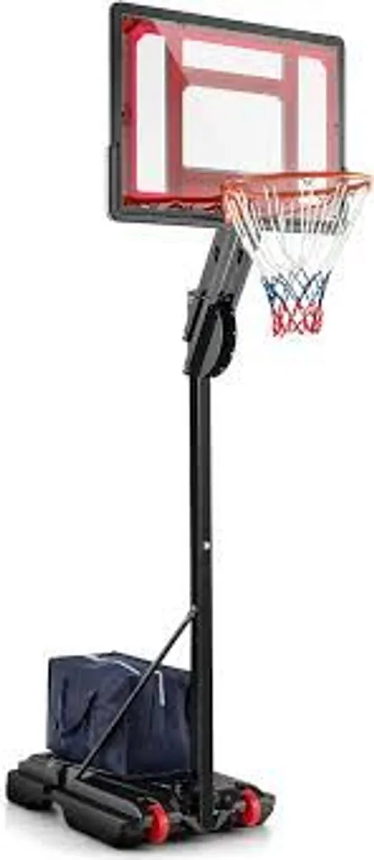 BOXED COSTWAY BASKETBALL HOOP WITH 5-10 FEET ADJUSTABLE HEIGHT FOR INDOOR OUTDOOR