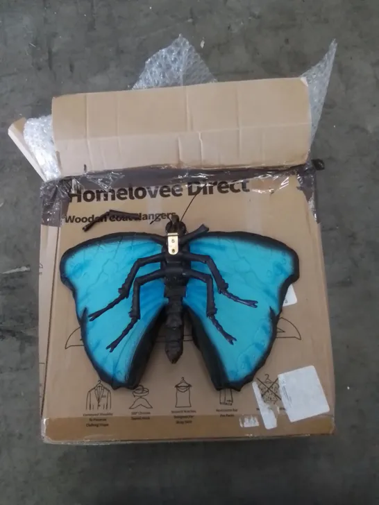 BOXED BUTTERFLY WALL DECORATION