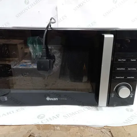 SWAN 23L MICROWAVE IN BLACK