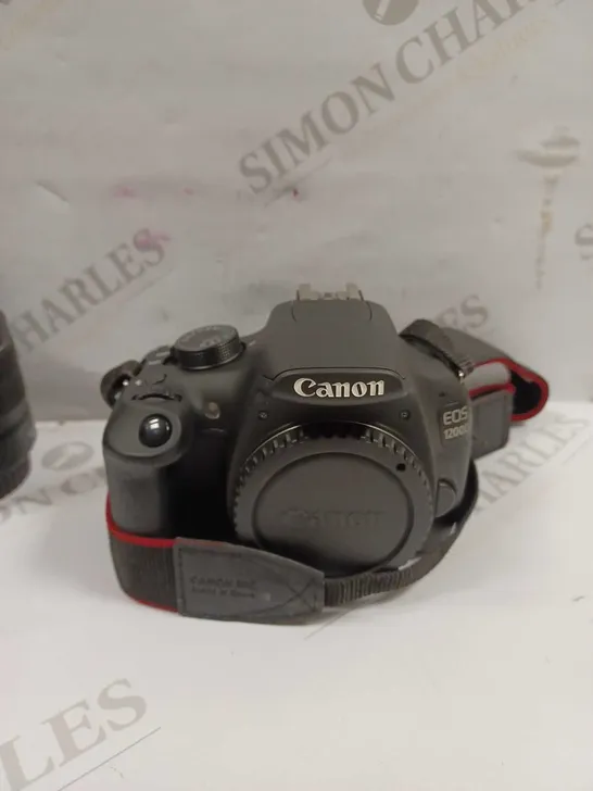 CANON EOS 1200D CAMERA, INCLUDES CARRY CASE, CHARGER, BATTERIES & TWO LENSES