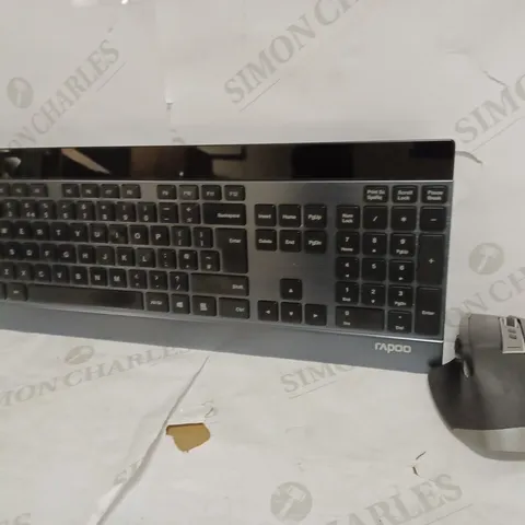  RAPOO WIRELESS COMPUTER KEYBOARD AND MOUSE 