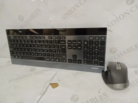  RAPOO WIRELESS COMPUTER KEYBOARD AND MOUSE 