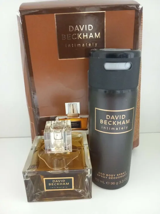 TWO BOXED INTIMATELY BECKHAM GIFT SETS