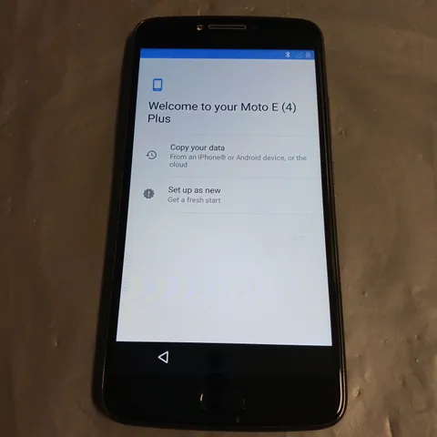 MOTOROLA MOTO E 4 PLUS SMART PHONE IN METALLIC GREY 