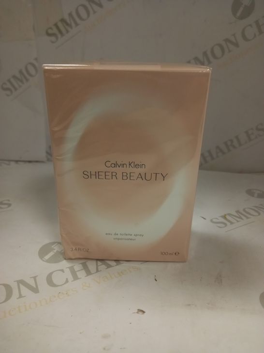 BOXED AND SEALED CALVIN KLEIN SHEER BEAUTY EAU DE TOILETTE 100ML