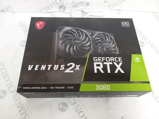 BOXED MSI VENTUS 2X GEFORCE RTX GRAPHICS CARD 3060