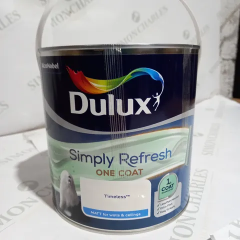 DULUX ONE COAT TIMELESS MATT EMULSION PAINT, 2.5L