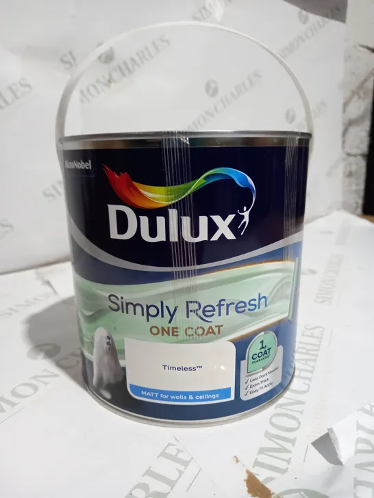 DULUX ONE COAT TIMELESS MATT EMULSION PAINT, 2.5L