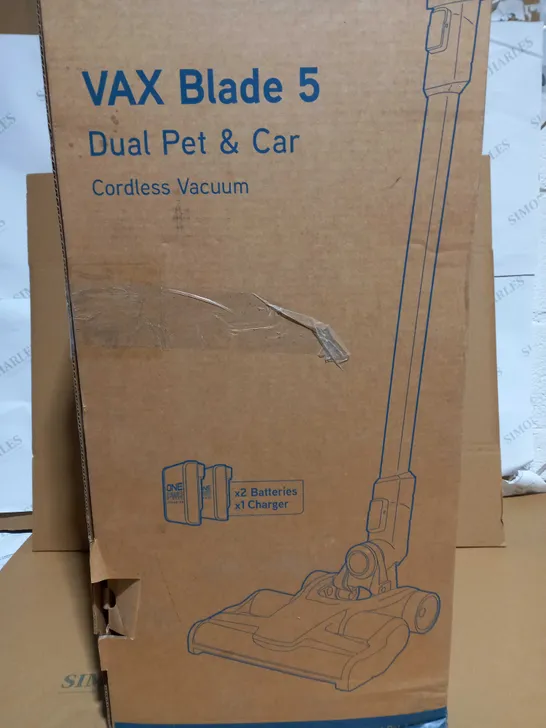 VAX BLADE 5 DUAL PET & CAR CORDLESS VACUUM 