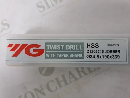 HSS TWIST DRILL WITH TAPER SHANK 