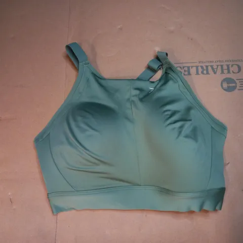 WOMENS KHAKI GYMSHARK SPORTS BRA 