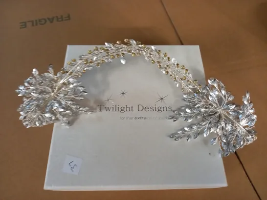 BOXED TWILIGHT DESIGNS EMBELLISHED HEAD PIECE