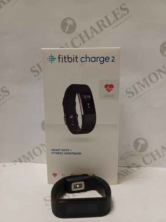 FITBIT CHARGE 2 HEART RATE + FITNESS WRISTBAND IN BLACK