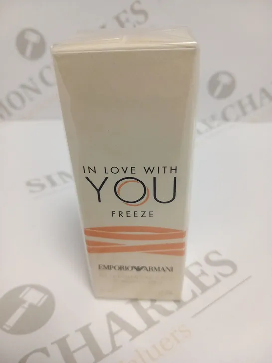 BOXED AND SEALED IN LOVE WITH YOU FREEZE EMPORIO ARMANI EAU DE PARFUM 15ML