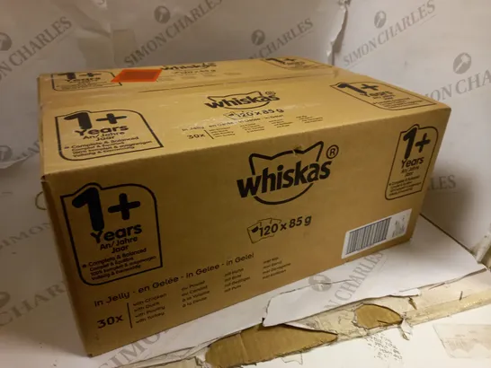 WHISKAS 1+ YEARS CAT FOOD POUCHES IN JELLY