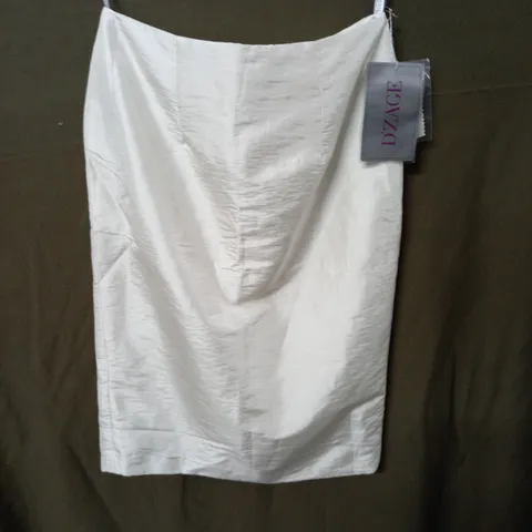 DZAGE IVORY SKIRT - UK 14