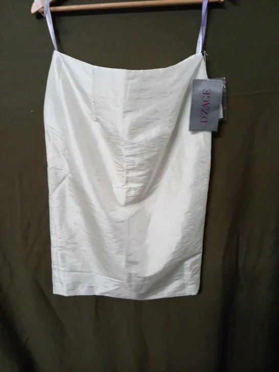 DZAGE IVORY SKIRT - UK 14