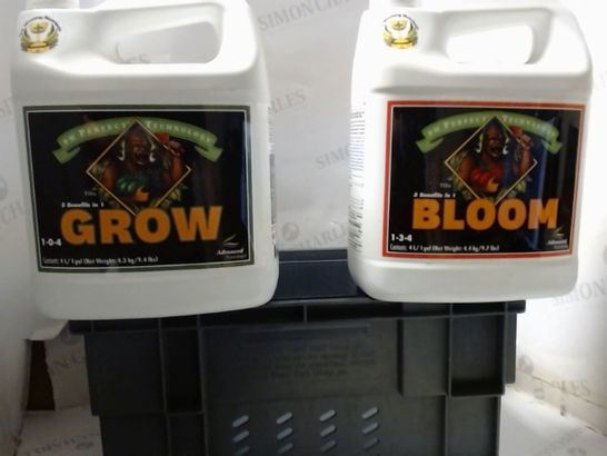 BLOOM & GROW 4L BOTTLES - PLANT GROWTH STIMULANTS 
