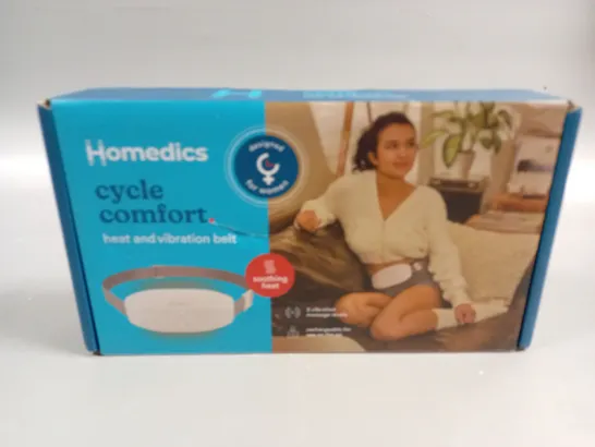 BOXED HOMEDICS CYCLE COMFORT HEAT AND VIBRATION BELT