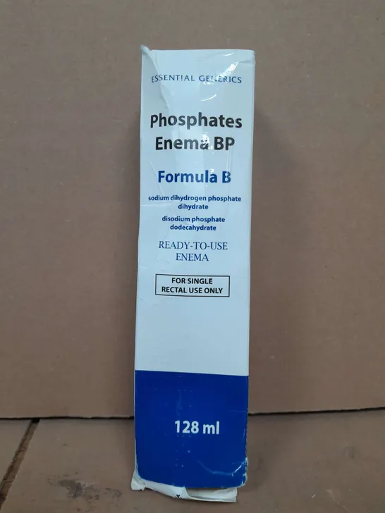 PHOSPHATES ENEMA (FORMULA B) 128ML STANDARD TUBE (ESSENTIAL GENERICS LTD) 1 ENEMA