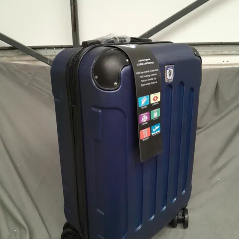 AEROLUGG HANDLUGGAGE SUITCASE WITH BUILT IN LOCK IN NAVY 