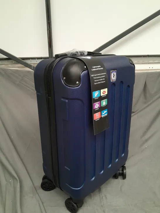 AEROLUGG HANDLUGGAGE SUITCASE WITH BUILT IN LOCK IN NAVY 