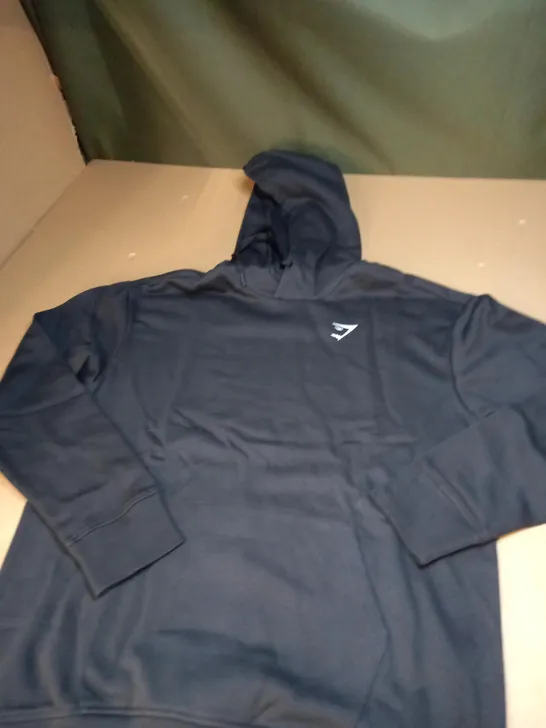 MENS GYMSHARK LOGO HOODIE SIZE SMALL