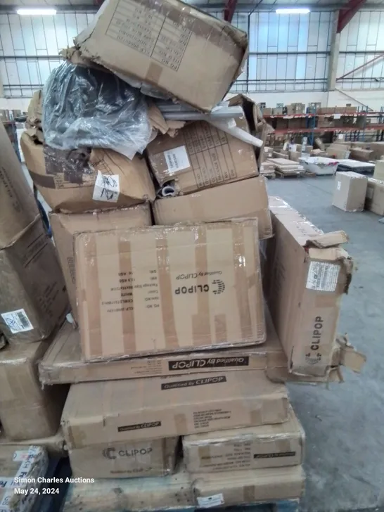 A PALLET OF VARIOUS FURNITURE PARTS 