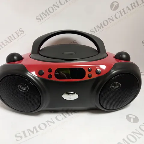 BOXED BLUETOOTH CD & FM RADIO BOOMBOX 