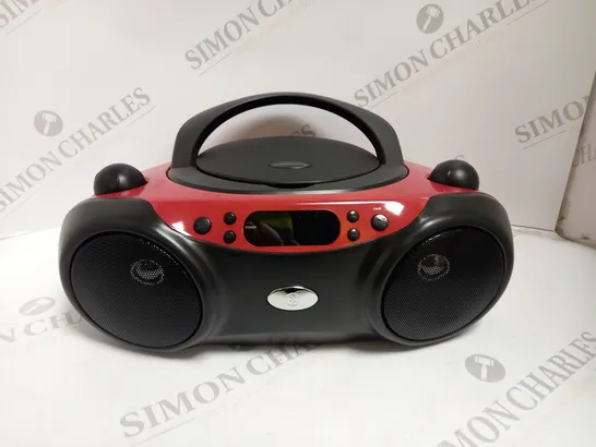 BOXED BLUETOOTH CD & FM RADIO BOOMBOX 