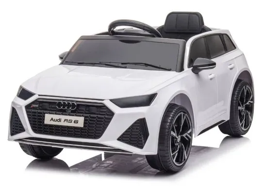 BRAND NEW BOXED LICENCED AUDI RS6 KIDS ELECTRIC CAR 12V WHITE