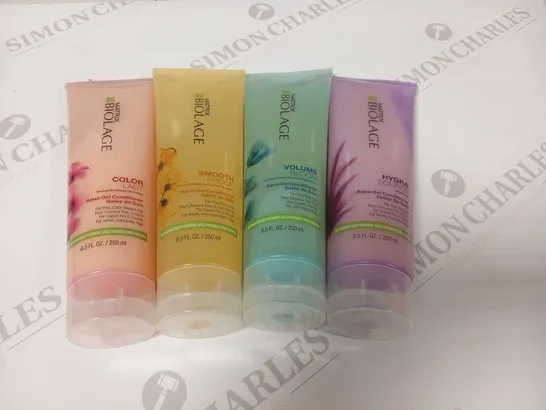 APPROXIMATELY 12 BIOLAGE MIXED GEL CONDITIONERS 250ML EACH