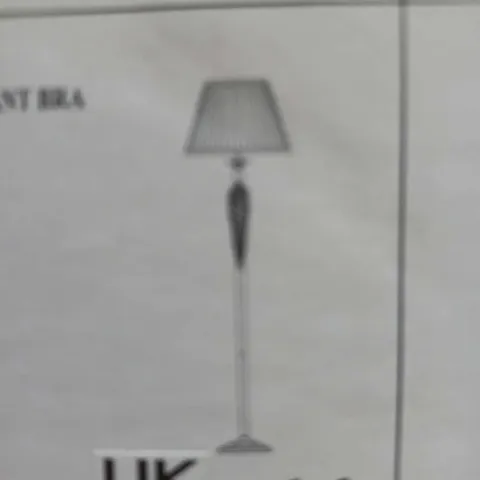 BOXED DAR LIGHTING GROUP SIAM FLOOR LAMP CW SHADE - 1 X 60W 