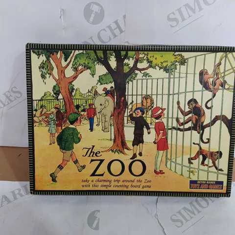 VINTAGE THE ZOO COUNTING BOARD GAME