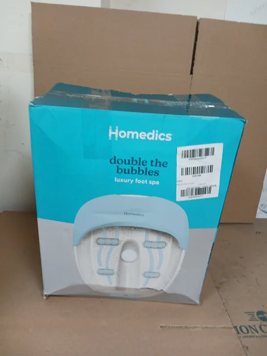 HOMEDICS LUXURY FOOT SPA RRP £54.99