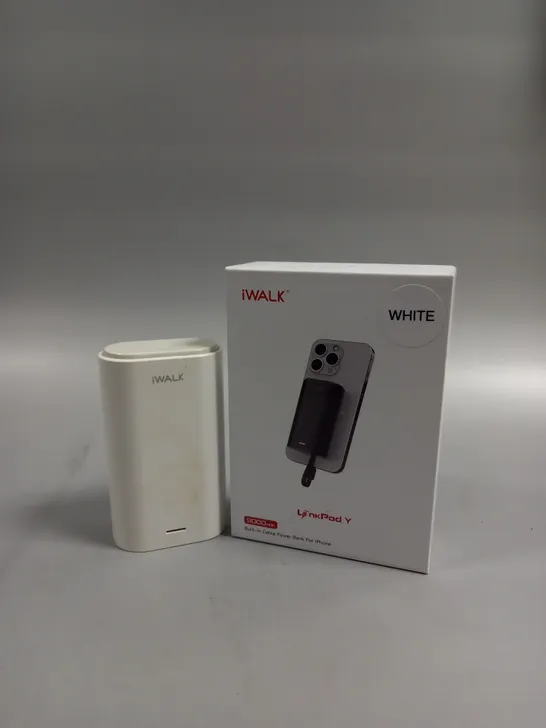 BOXED IWALK LINKPOD Y BUILT IN CABLE POWER BANK FOR IPHONE 