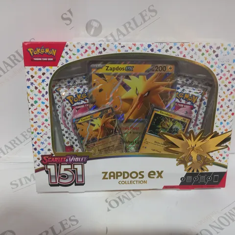 POKEMON TRADING CARD GAME SCARLET AND VIOLET 151 - ZAPDOS EX COLLECTION
