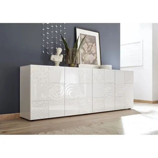 BOXED WEISMAN 241CM WIDE SIDEBOARD (INCOMPLETE, BOX 1 OF 2 ONLY)