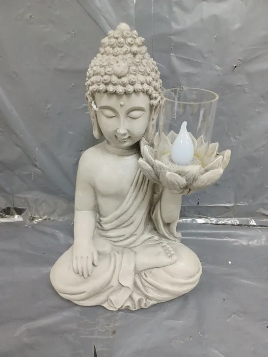 GARDEN REFLECTIONS BUDDHA SOLAR LIGHT 