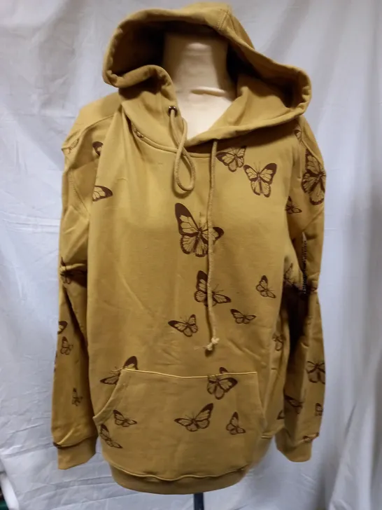 BRAND NEW KOI METROPOLIS OF BUTTERFLIES UNISEX HOODIE - MEDIUM