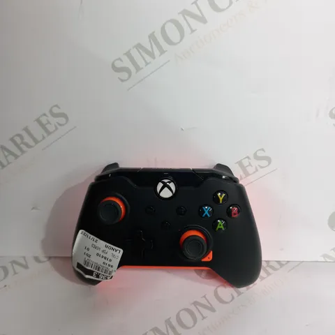 PDP ATOMIC BLACK & ORANGE  WIRED XBOX CONTROLLER