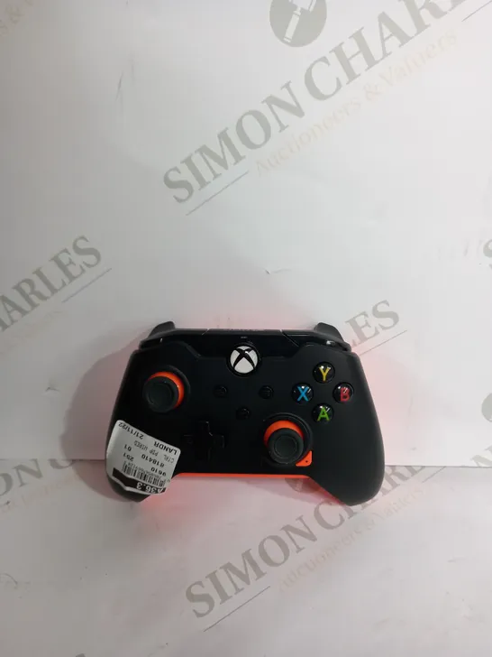 PDP ATOMIC BLACK & ORANGE  WIRED XBOX CONTROLLER