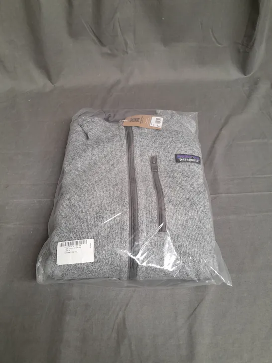 SEALED PATAGONIA MENS BETTER SWEATER JACKET IN GREY - XL