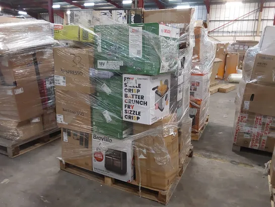 PALLET OF APPROXIMATELY 25 UNPROCESSED RAW RETURN HOUSEHOLD AND ELECTRICAL GOODS TO INCLUDE;