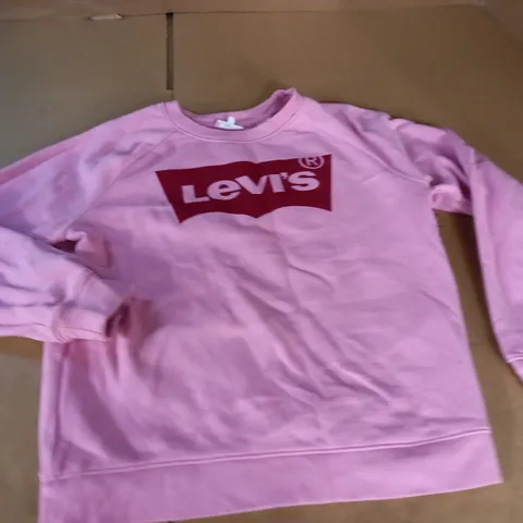 LEVIS PINK CREW JUMPER - XS