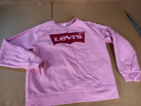 LEVIS PINK CREW JUMPER - XS