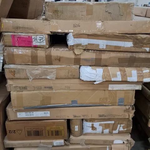 PALLET OF ASSORTED FLAT PACK FURNITURE PARTS