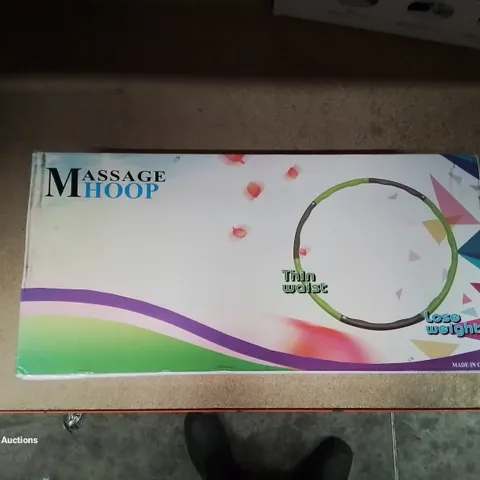 A BOXED MASSAGE HOOP IDEAL FOR WEIGHT LOSS